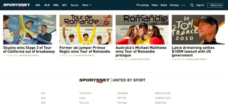 watch sportsnet now cycling Guides