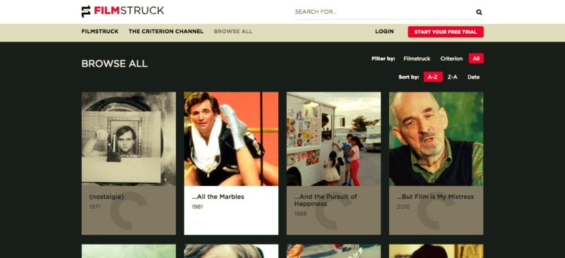 stream filmstruck Guides