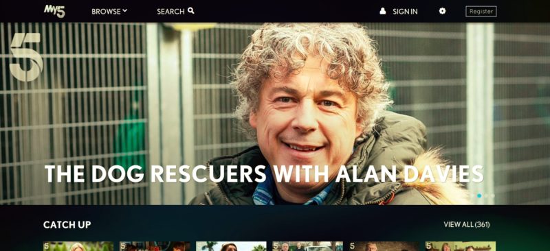 Guides watch my5 Guides