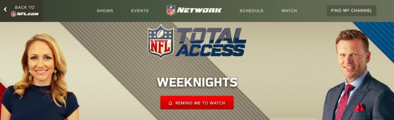 Guides watch nfl network Guides